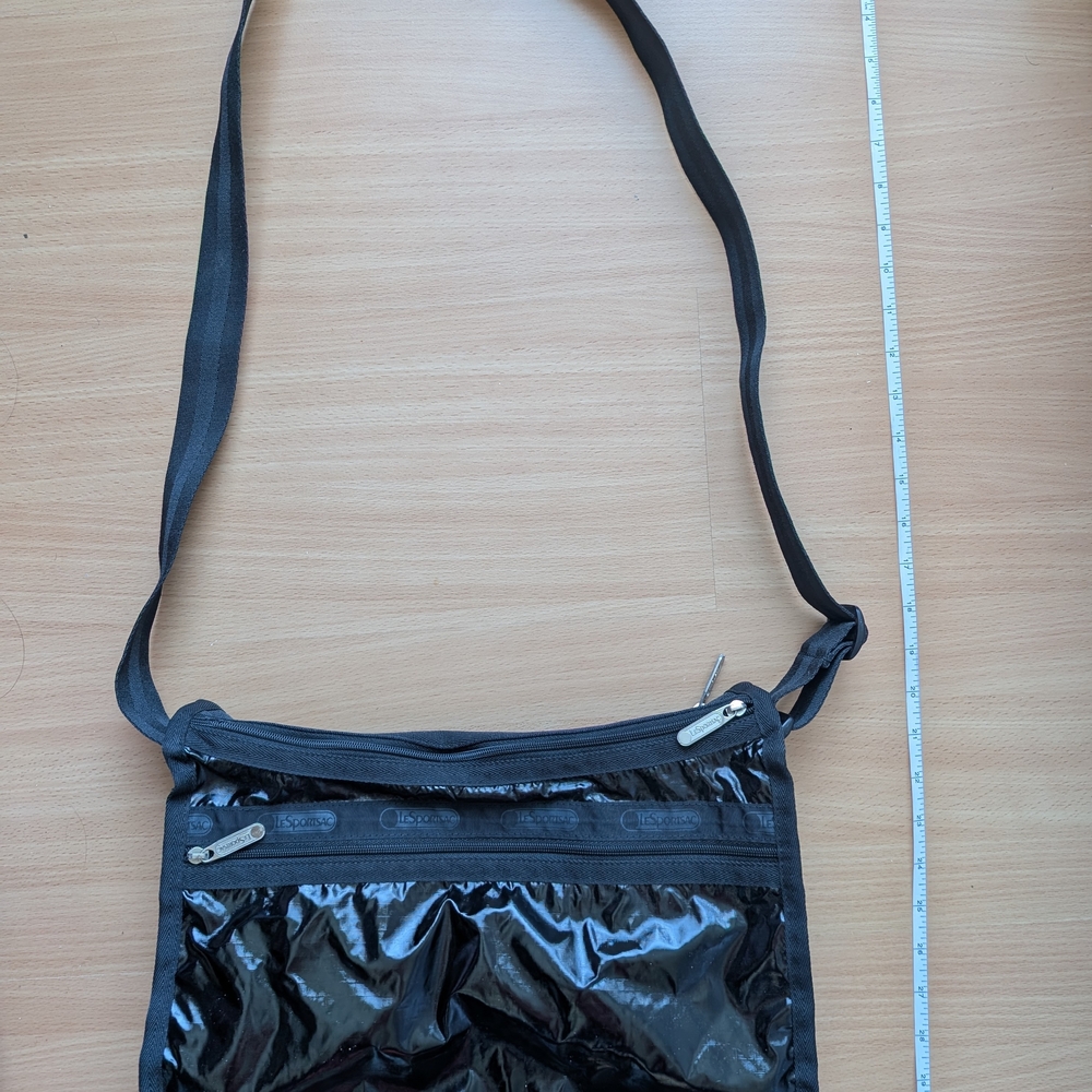 Black and Gray Crossbody Bag - Picture 2 of 9